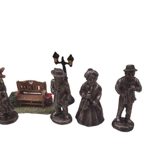 Liberty Falls Americana Pewter Collection Figures 1995 Grand Junction 15 Pieces - Picture 6 of 15